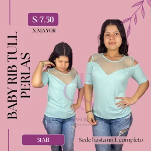 BABY RIB TULL PERLAS 51 AB