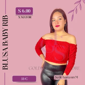 BLUSA BABY RIB 33C