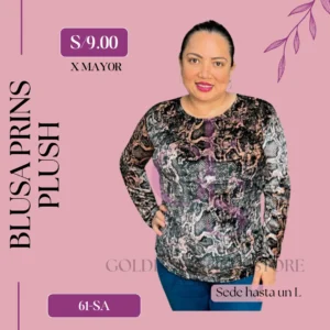 BLUSA PRINS PLUSH 61SA