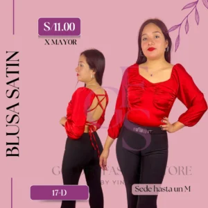 BLUSA SATIN 17D