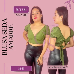 BLUSA SEDA AMARRE 33D
