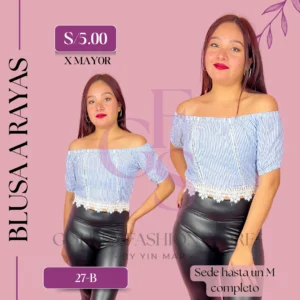 BLUSA A RAYAS 27B