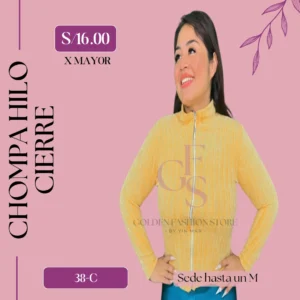 CHOMPA HILO CIERRE 38C