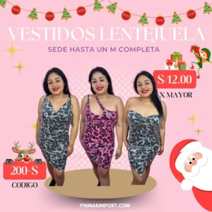VESTIDO LENTEJUELA 200S