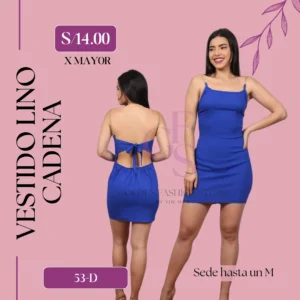 VESTIDO LINO CADENA 53D