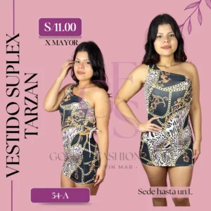 VESTIDO SUPLEX TARZAN 54A