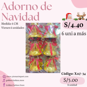 ADORNO DE NAVIDAD X117-34