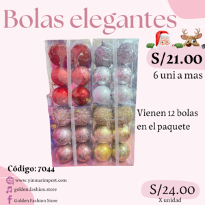 BOLAS ELEGANTES N8 7044