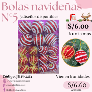 BOLAS NAVIDEÑAS N5 JH35-2474
