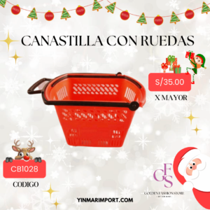 CANASTILLA CON RUEDAS CB1028