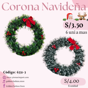 CORONA NAVIDEÑA 6531-3