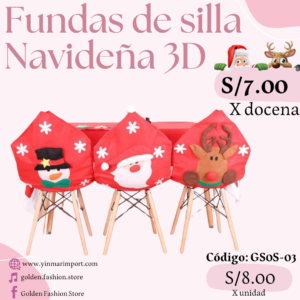 FUNDA DE SILLA NAVIDEÑA GS0S-03