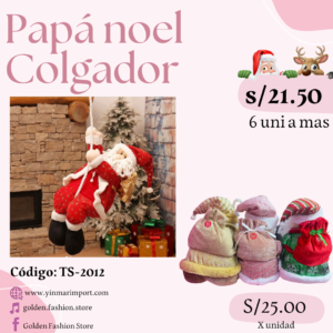 PAPA NOEL COLGADOR TS-2012