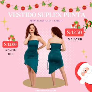 VESTIDO SUPLEX PUNTA