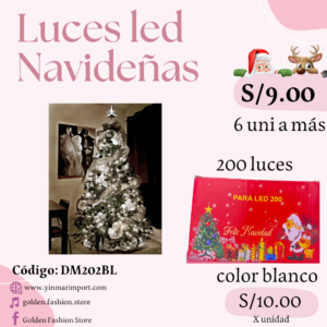 LUCES LED NAVIDEÑAS DM-20-2BL
