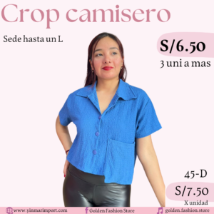 CROP CAMISERO 45D