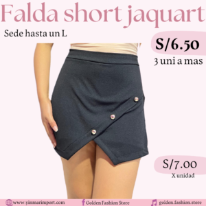 FALDA SHORT JAQUART
