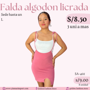 FALDA ALGODON LICRADA SA402