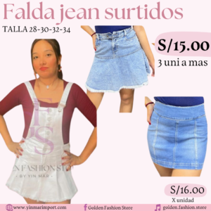 FALDA JEANS SURTIDOS