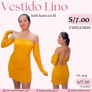 VESTIDO LINO SA404