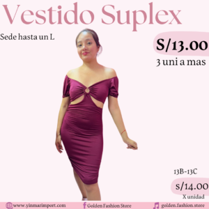 VESTIDO SUPLEX 13B-13C