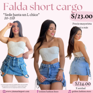 FALDA SHORT CARGO 2021D