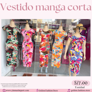 VESTIDO MANGA CORTA