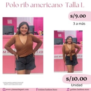 POLO RIB AMERICANO TALLA L