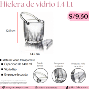HIELERA DE VIDRIO 1.4 LT
