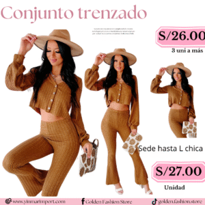 CONJUNTO TRENZADO