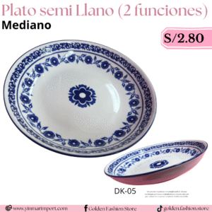 PLATO SEMI LLANO 2 FUNCIONES DK05