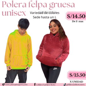 POLERA FELPA GRUESA UNISEX