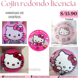 COJÍN REDONDO LICENCIA