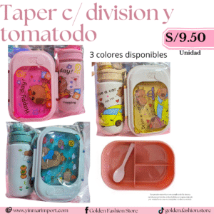 TAPER CON DIVISIÓN Y TOMATODO