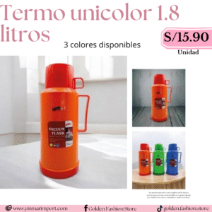 TERMO UNICOLOR 1.8 LITROS
