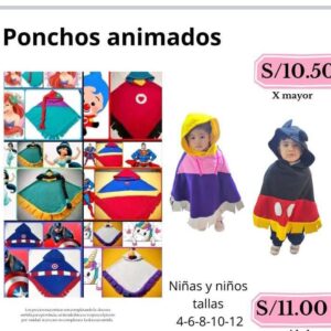 PONCHO ANIMADOS