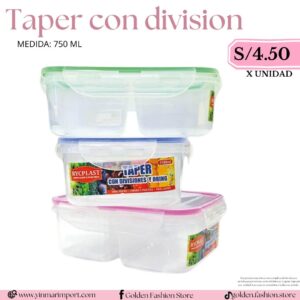 TAPER CON DIVISION