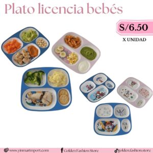 PLATO LICENCIA BEBES