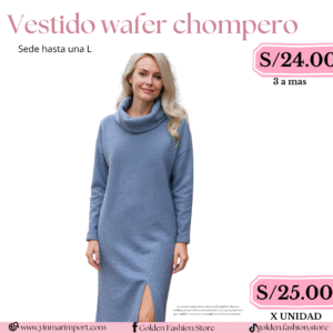 VESTIDO WAFER CHOMPERO