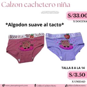 CALZON CACHETERO NIÑA