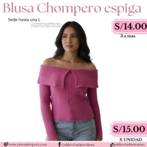 BLUSA CHOMPERO ESPIGA