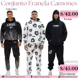 CONJUNTO FRANELA CAMONES