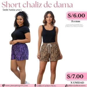 SHORT CHALIZ DE DAMA