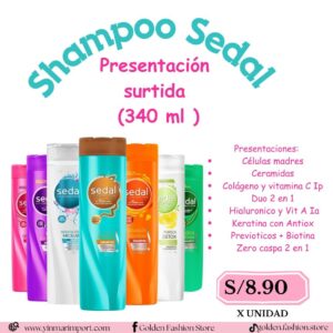 Shampoo Sedal Presentación  surtida  (340 ml )