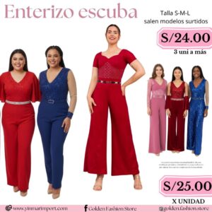 Enterizo escuba surtidos
