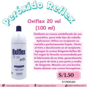 Peróxido Reflex Oxiflex 20 vol  (100 ml)
