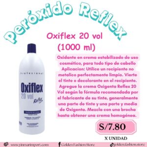 Peróxido Reflex Oxiflex 20 vol  (1000 ml)