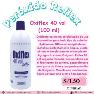 Peróxido Reflex Oxiflex 40 vol  (100 ml)
