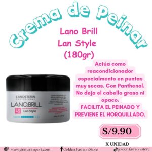 Crema de Peinar Lano Brill Lan Style  (180gr)