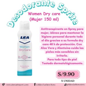 Desodorante Sprite Women Dry care (Mujer 150 ml)